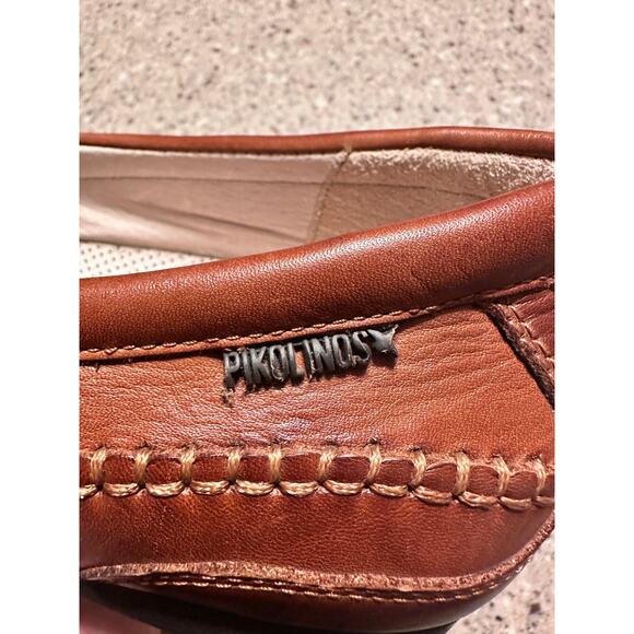 Pikolinos Men’s Leather Slip On Loafers Brown size 9-9.5 - Picture 9 of 9